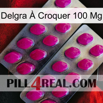 Delgra À Croquer 100 Mg 10